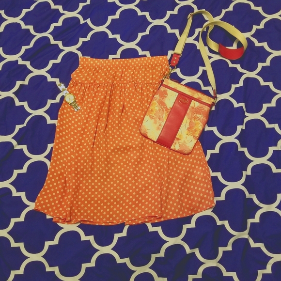 Ace Delivery brand Pink Polka Dot Skirt - Picture 1 of 4